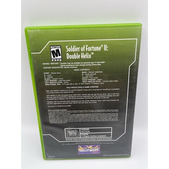 Soldiers Of Fortune II 2 (OG Xbox) Tested - Picture 2 of 7